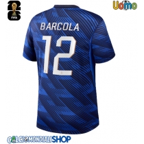 Maglie da calcio Francia Bradley Barcola #12 Prima Maglia Mondiali 2026  Manica Corta